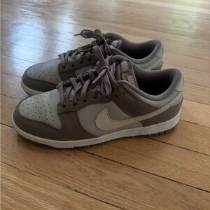 Nike Taupe and Gray Athletic Shoes